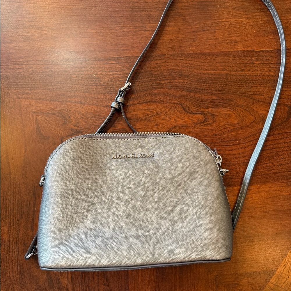 Michael Kors Gray Crossbody Bag